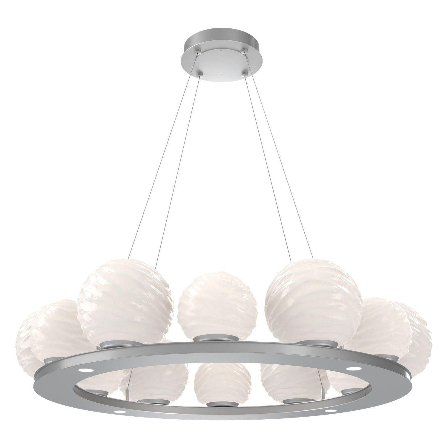 Hammerton Studio - Gaia LED Ring Chandelier - CHB0092-0C-CS-WL-CA1-L3 - Canada Light Shop