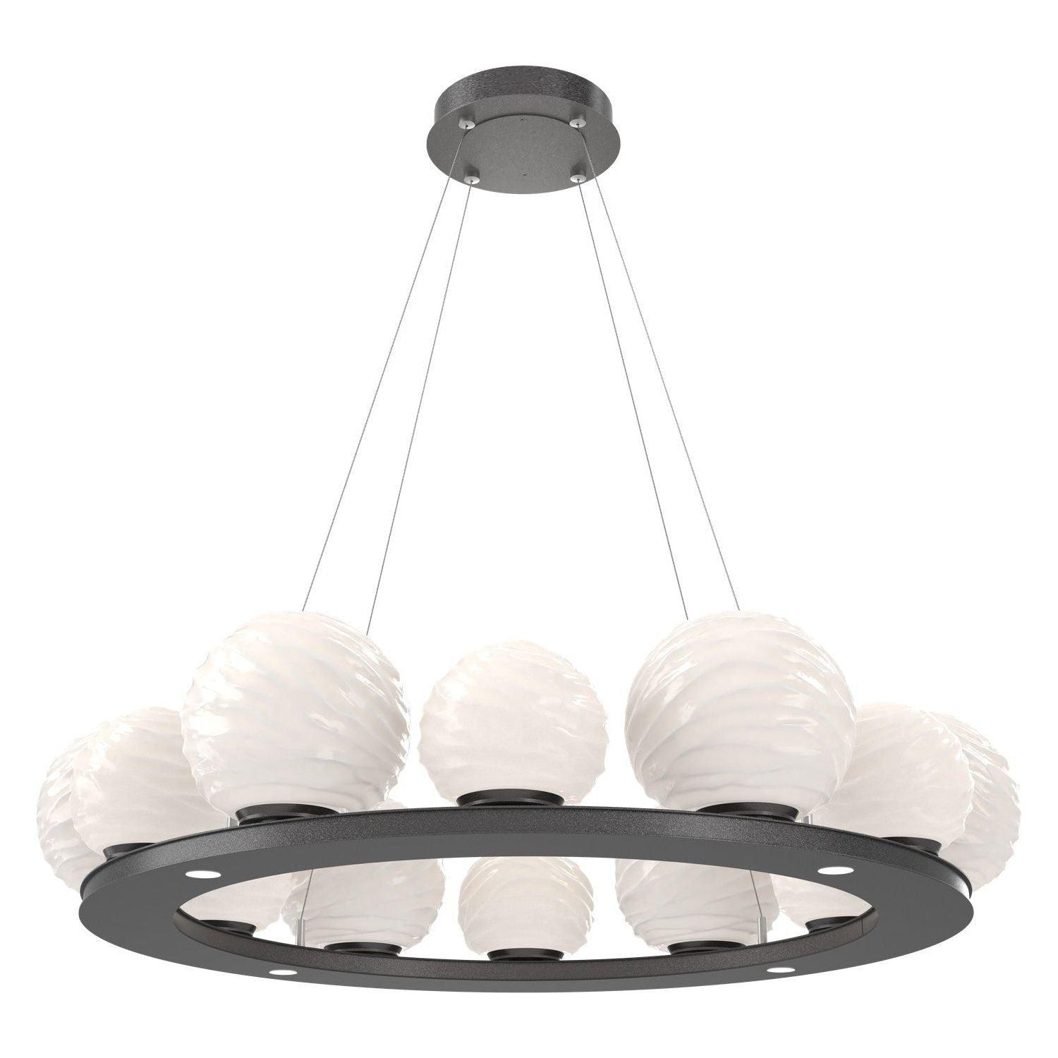 Hammerton Studio - Gaia LED Ring Chandelier - CHB0092-0C-GP-WL-CA1-L3 - Canada Light Shop