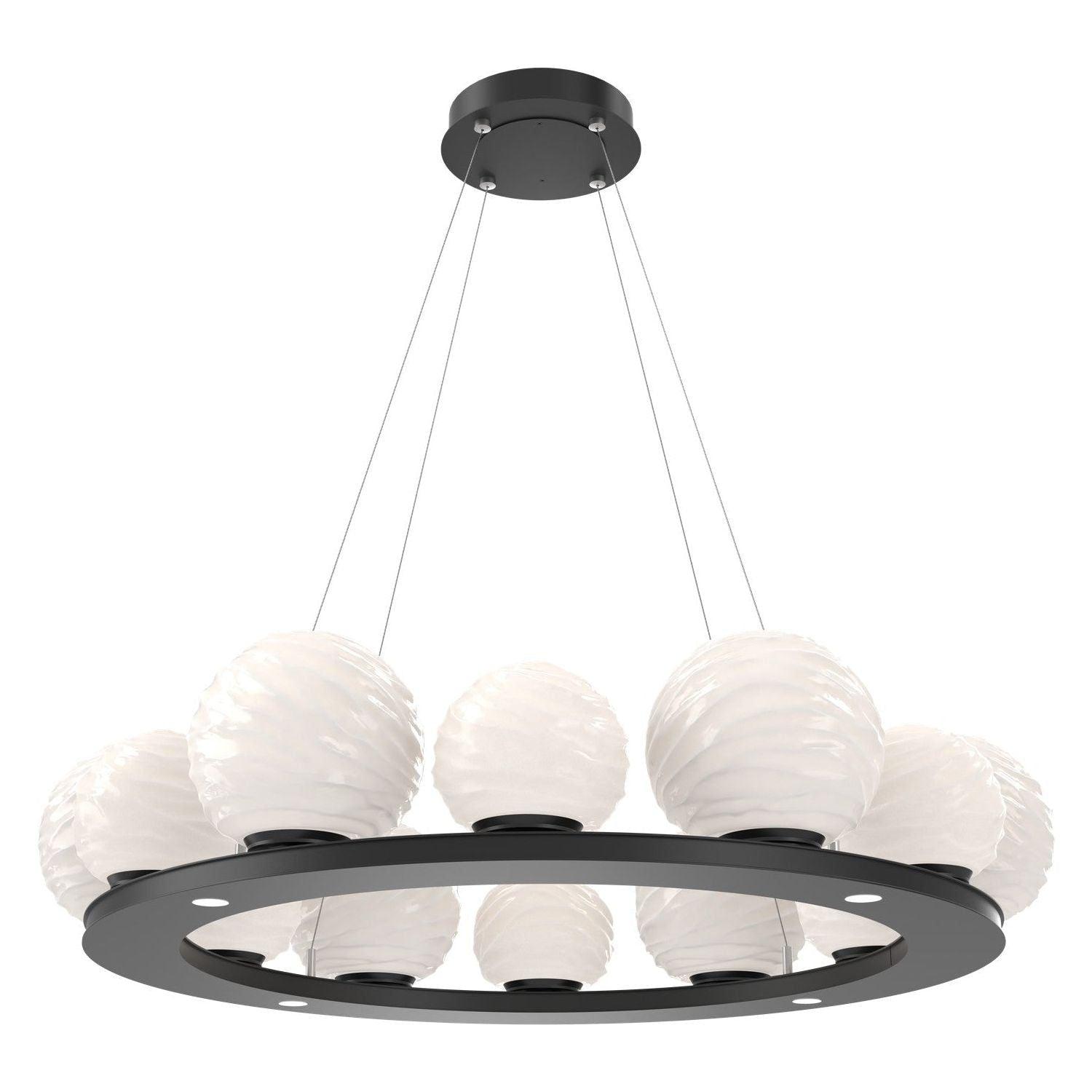Hammerton Studio - Gaia LED Ring Chandelier - CHB0092-0C-MB-WL-CA1-L3 - Canada Light Shop