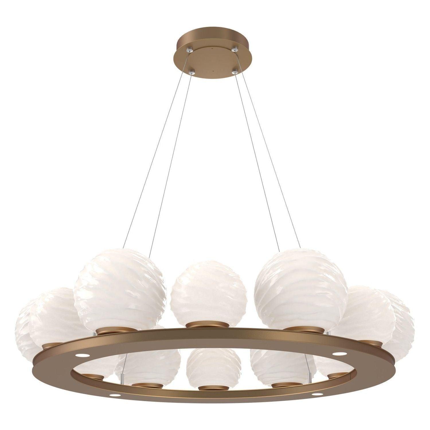 Hammerton Studio - Gaia LED Ring Chandelier - CHB0092-0C-NB-WL-CA1-L3 - Canada Light Shop