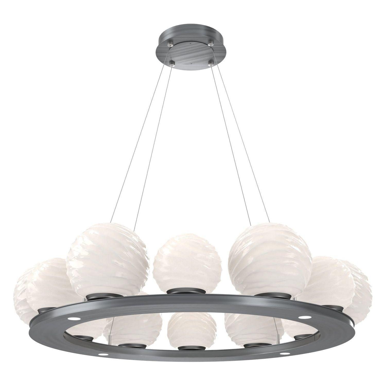 Hammerton Studio - Gaia LED Ring Chandelier - CHB0092-0C-GM-WL-CA1-L3 - Canada Light Shop