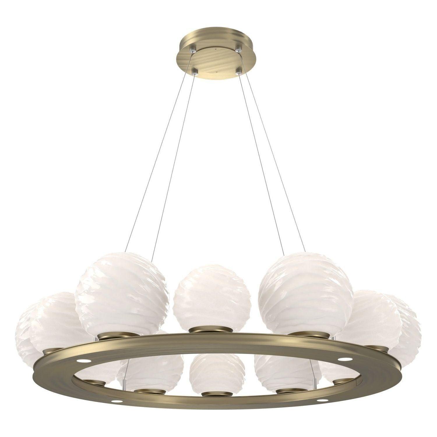 Hammerton Studio - Gaia LED Ring Chandelier - CHB0092-0C-HB-WL-CA1-L3 - Canada Light Shop