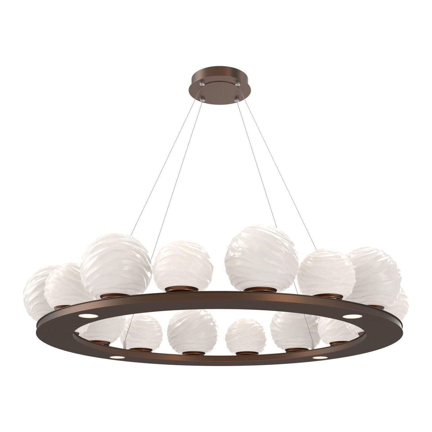 Hammerton Studio - Gaia LED Ring Chandelier - CHB0092-0D-BB-WL-CA1-L3 - Canada Light Shop