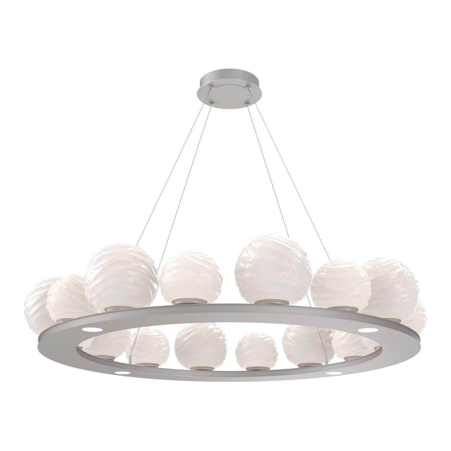 Hammerton Studio - Gaia LED Ring Chandelier - CHB0092-0D-BS-WL-CA1-L3 - Canada Light Shop