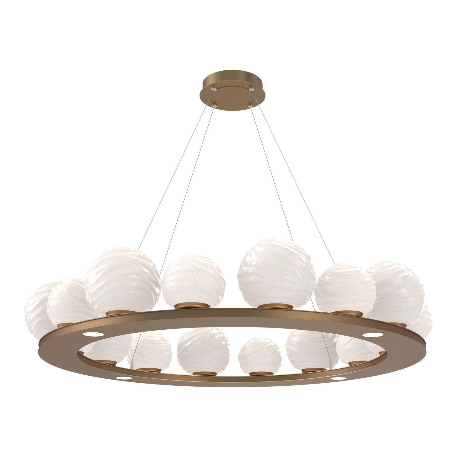 Hammerton Studio - Gaia LED Ring Chandelier - CHB0092-0D-NB-WL-CA1-L3 - Canada Light Shop