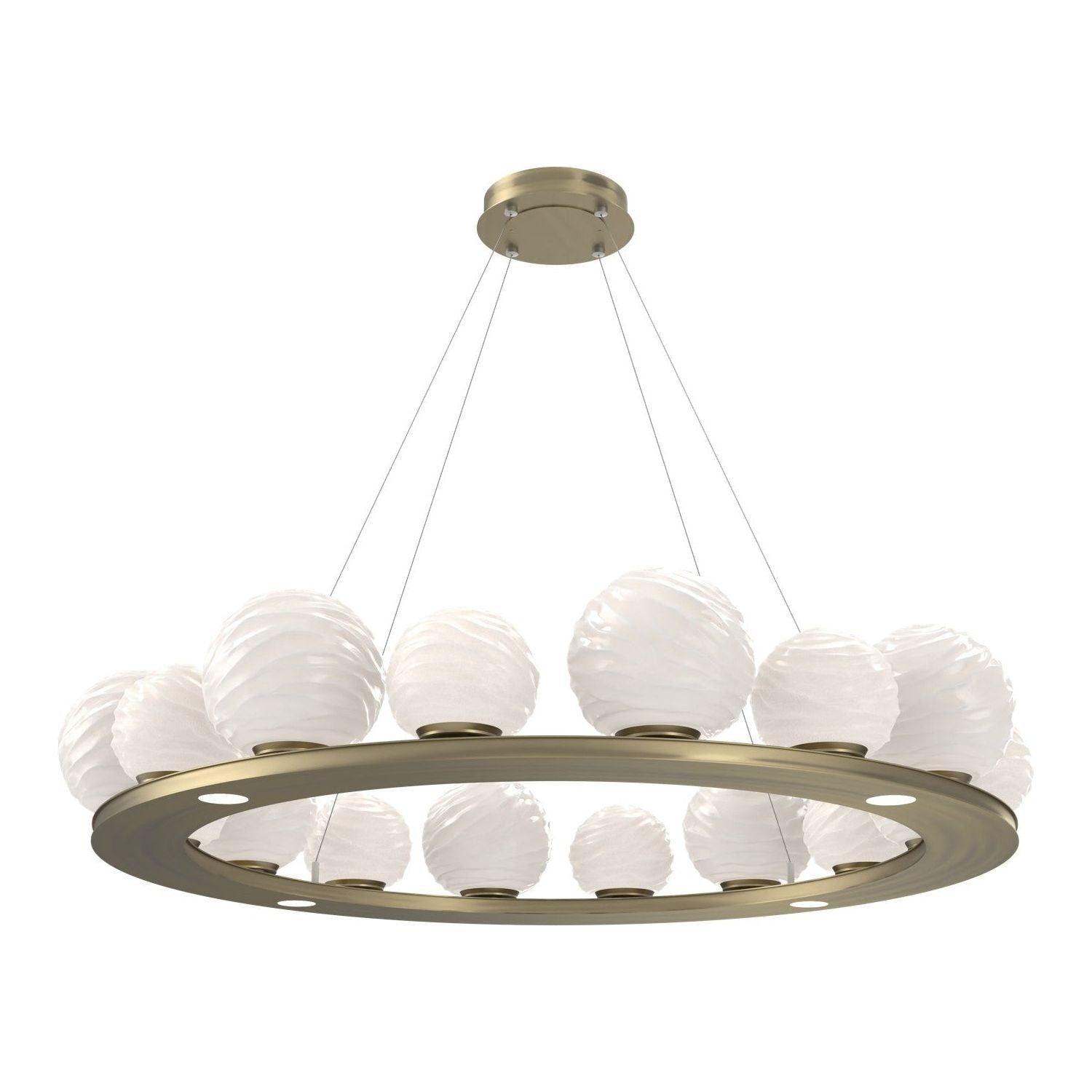 Hammerton Studio - Gaia LED Ring Chandelier - CHB0092-0D-HB-WL-CA1-L3 - Canada Light Shop