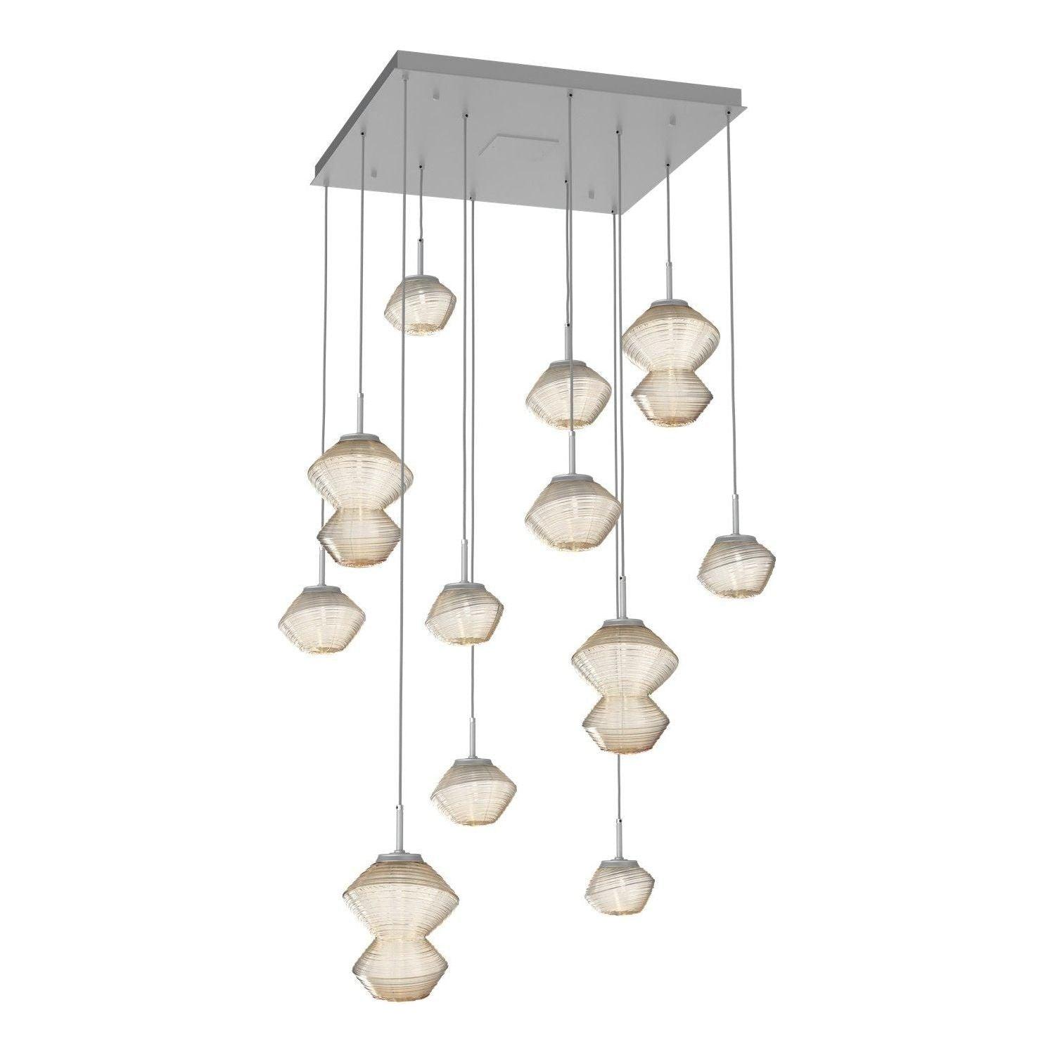 Hammerton Studio - Mesa Square 12 Light Multi-Light Pendant - CHB0089-12-CS-A-C01-L3 - Canada Light Shop