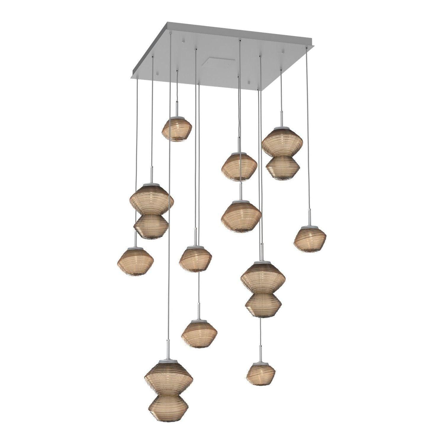 Hammerton Studio - Mesa Square 12 Light Multi-Light Pendant - CHB0089-12-CS-B-C01-L3 - Canada Light Shop