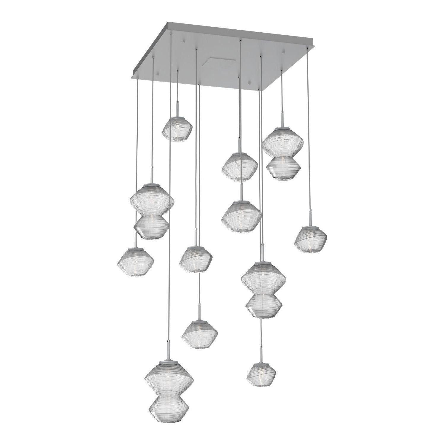 Hammerton Studio - Mesa Square 12 Light Multi-Light Pendant - CHB0089-12-CS-C-C01-L3 - Canada Light Shop