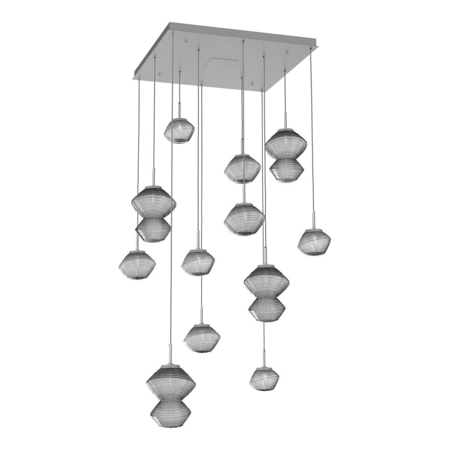 Hammerton Studio - Mesa Square 12 Light Multi-Light Pendant - CHB0089-12-CS-S-C01-L3 - Canada Light Shop