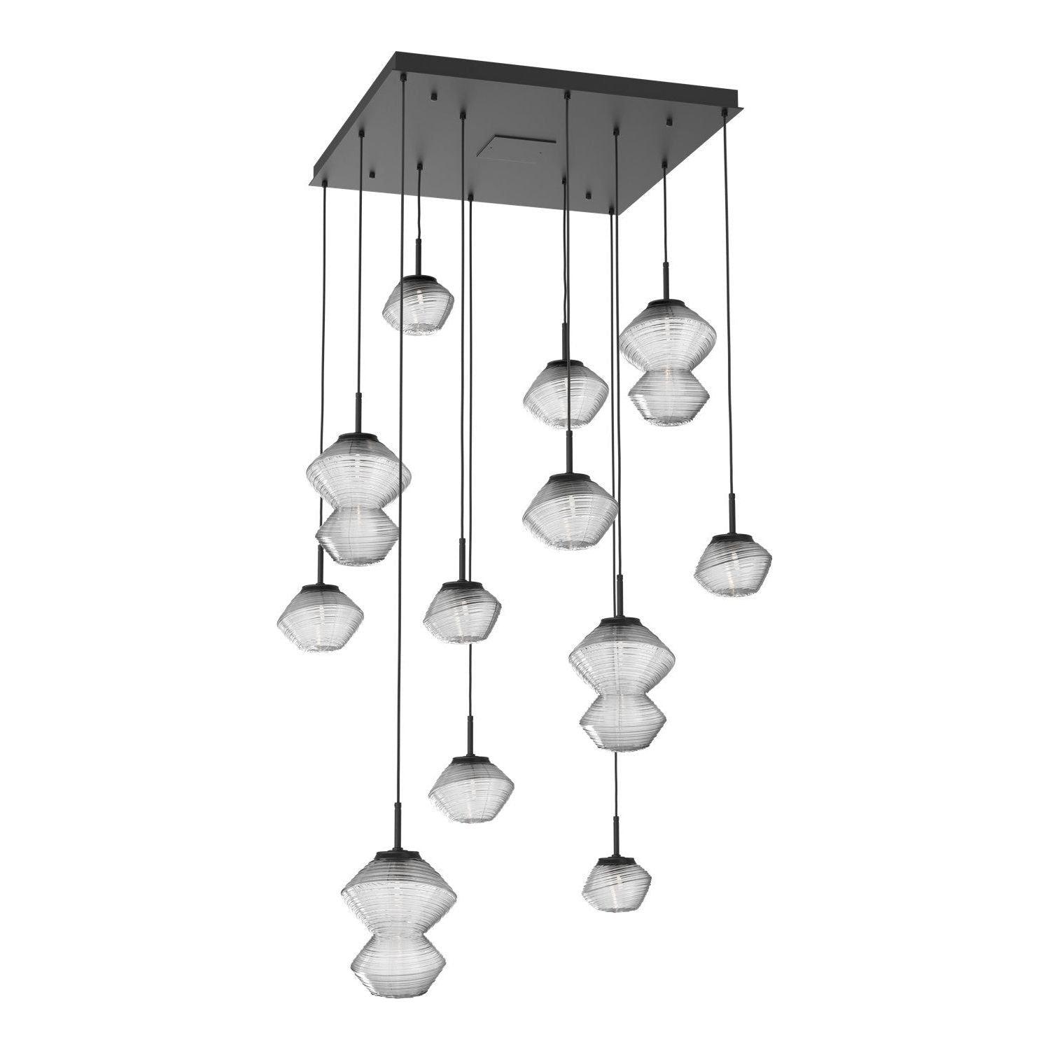 Hammerton Studio - Mesa Square 12 Light Multi-Light Pendant - CHB0089-12-MB-C-C01-L3 - Canada Light Shop