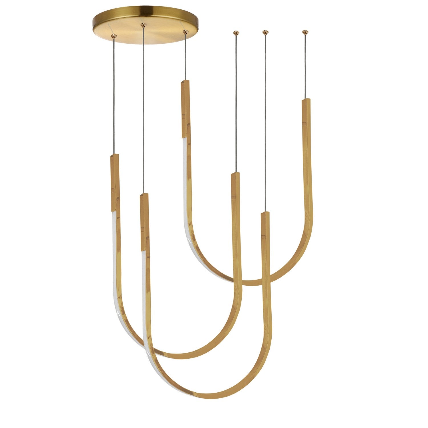 Dainolite Canada - PCR-2754LEDHP-AGB - LED Pendant - Pacari - Aged Brass