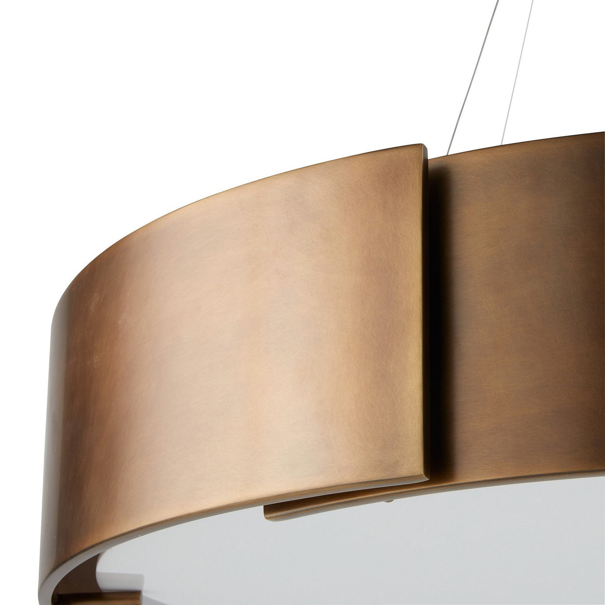 Arteriors DMC25 Dante Chandelier in Antique Brass / Frosted