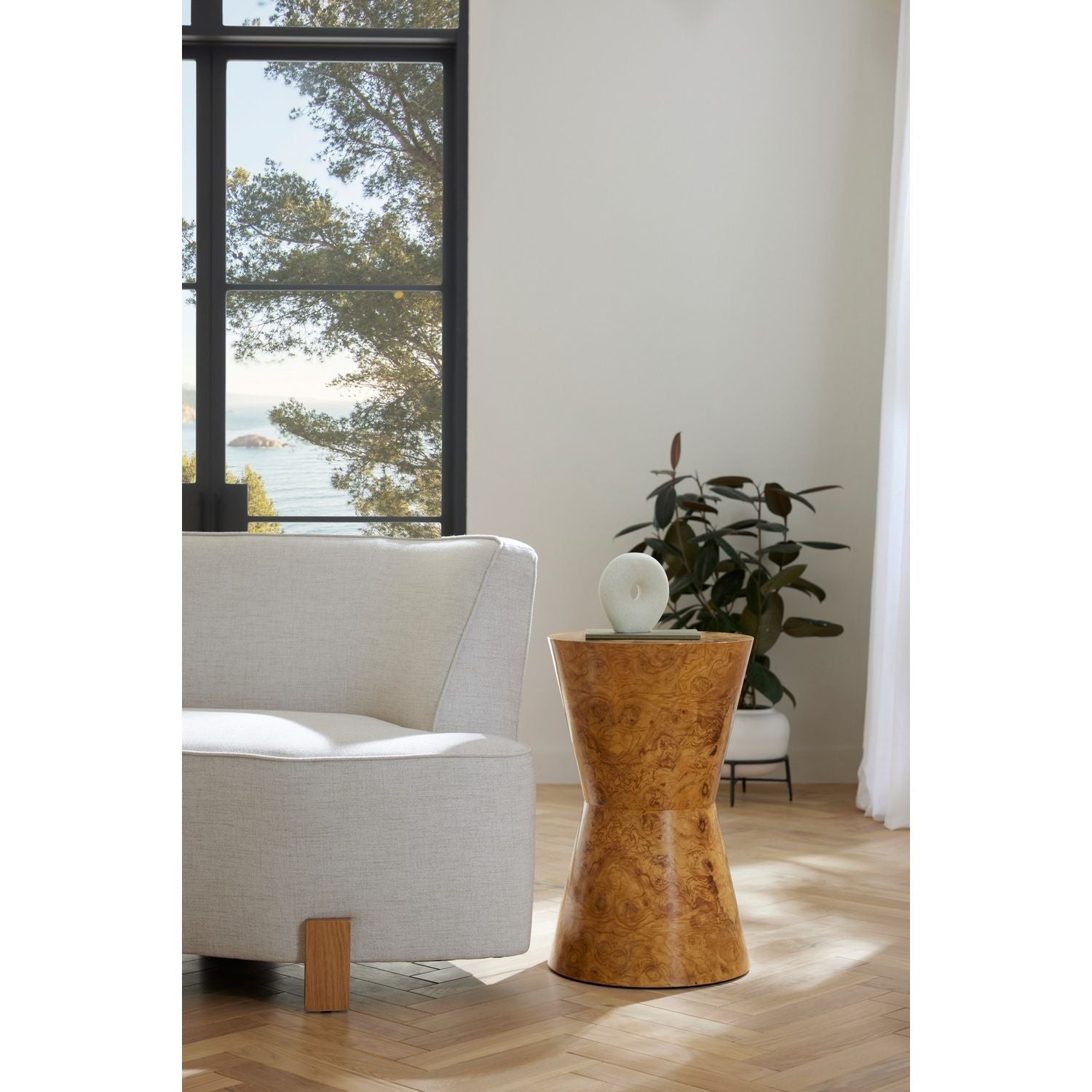 Arteriors - FAS06 - Accent Table - Costello - Blonde Burl