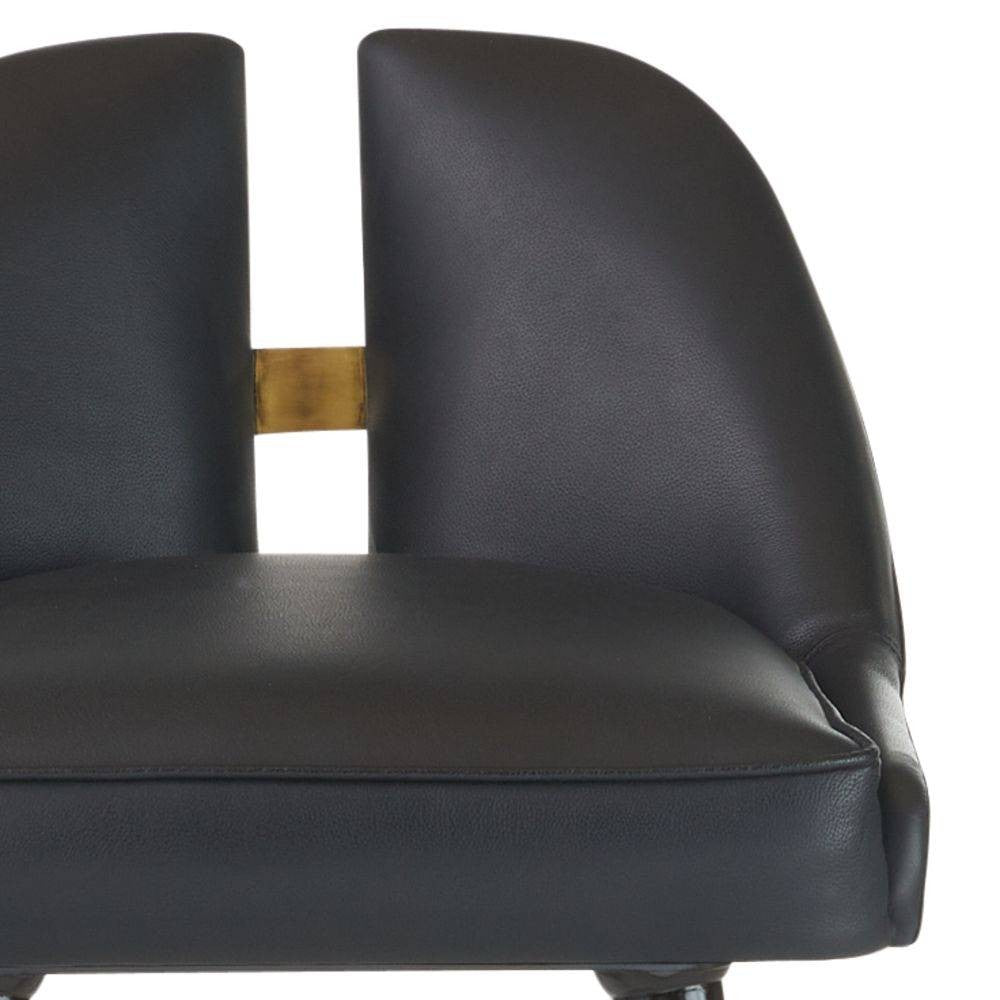 Arteriors - FSI11 - Counter Stool - Crowley - Black/Ebony/Antique Brass