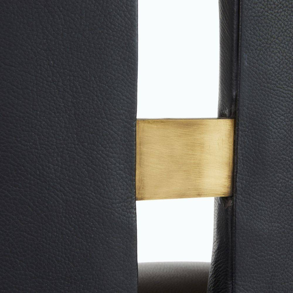 Arteriors - FSI11 - Counter Stool - Crowley - Black/Ebony/Antique Brass