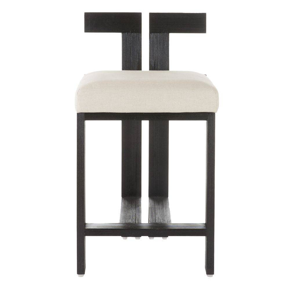 Arteriors - FSI15 - Counter Stool - Enola - Natural/Ebony/Antique Brass