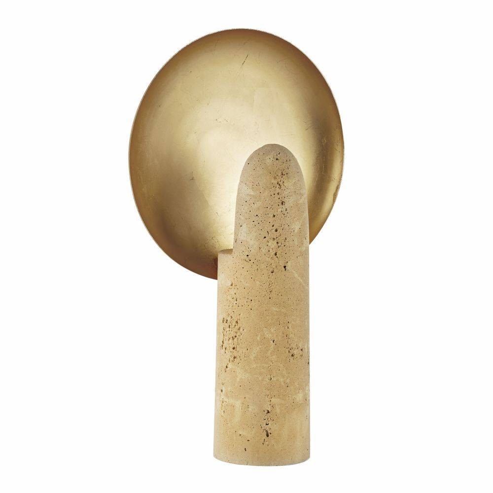 Arteriors - PTC42 - One Light Table Lamp - Eclipse - Sand/Antique Brass