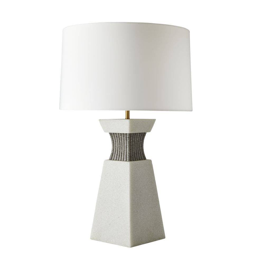 Arteriors - PTC47-SH050 - One Light Table Lamp - Dynasty - Ivory/Graphite/Antique Brass/Off-White/Off-White