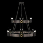 Fine Art Handcrafted Lighting - Mirage 2-Tier Round Chandelier - 100036-111 - Canada Light Shop