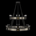 Fine Art Handcrafted Lighting - Mirage 2-Tier Round Chandelier - 100036-112 - Canada Light Shop