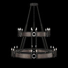 Fine Art Handcrafted Lighting - Mirage 2-Tier Round Chandelier - 100036-121 - Canada Light Shop