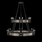 Fine Art Handcrafted Lighting - Mirage 2-Tier Round Chandelier - 100036-122 - Canada Light Shop