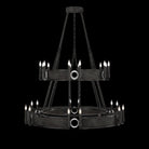 Fine Art Handcrafted Lighting - Mirage 2-Tier Round Chandelier - 100036-123 - Canada Light Shop