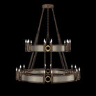 Fine Art Handcrafted Lighting - Mirage 2-Tier Round Chandelier - 100036-212 - Canada Light Shop