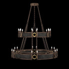 Fine Art Handcrafted Lighting - Mirage 2-Tier Round Chandelier - 100036-213 - Canada Light Shop
