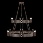 Fine Art Handcrafted Lighting - Mirage 2-Tier Round Chandelier - 100036-221 - Canada Light Shop