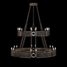 Fine Art Handcrafted Lighting - Mirage 2-Tier Round Chandelier - 100036-223 - Canada Light Shop
