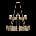 Fine Art Handcrafted Lighting - Mirage 2-Tier Round Chandelier - 100036-312 - Canada Light Shop