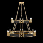 Fine Art Handcrafted Lighting - Mirage 2-Tier Round Chandelier - 100036-313 - Canada Light Shop