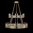 Fine Art Handcrafted Lighting - Mirage 2-Tier Round Chandelier - 100036-322 - Canada Light Shop