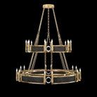 Fine Art Handcrafted Lighting - Mirage 2-Tier Round Chandelier - 100036-323 - Canada Light Shop