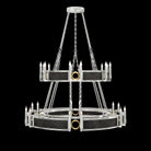 Fine Art Handcrafted Lighting - Mirage 2-Tier Round Chandelier - 100036-413 - Canada Light Shop