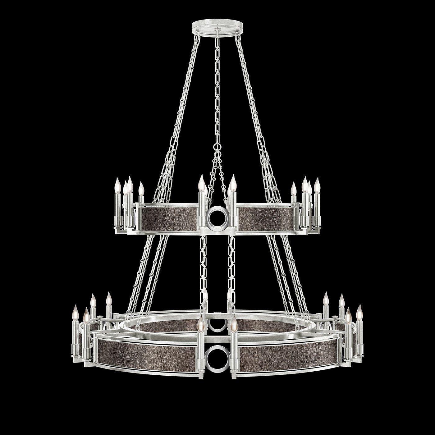 Fine Art Handcrafted Lighting - Mirage 2-Tier Round Chandelier - 100036-421 - Canada Light Shop