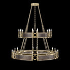 Fine Art Handcrafted Lighting - Mirage 2-Tier Round Chandelier - 100036-511 - Canada Light Shop