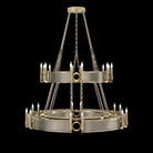 Fine Art Handcrafted Lighting - Mirage 2-Tier Round Chandelier - 100036-512 - Canada Light Shop