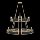 Fine Art Handcrafted Lighting - Mirage 2-Tier Round Chandelier - 100036-513 - Canada Light Shop
