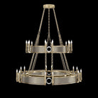 Fine Art Handcrafted Lighting - Mirage 2-Tier Round Chandelier - 100036-522 - Canada Light Shop