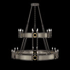 Fine Art Handcrafted Lighting - Mirage 2-Tier Round Chandelier - 100036-712 - Canada Light Shop