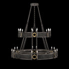 Fine Art Handcrafted Lighting - Mirage 2-Tier Round Chandelier - 100036-713 - Canada Light Shop
