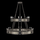 Fine Art Handcrafted Lighting - Mirage 2-Tier Round Chandelier - 100036-722 - Canada Light Shop