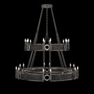 Fine Art Handcrafted Lighting - Mirage 2-Tier Round Chandelier - 100036-723 - Canada Light Shop