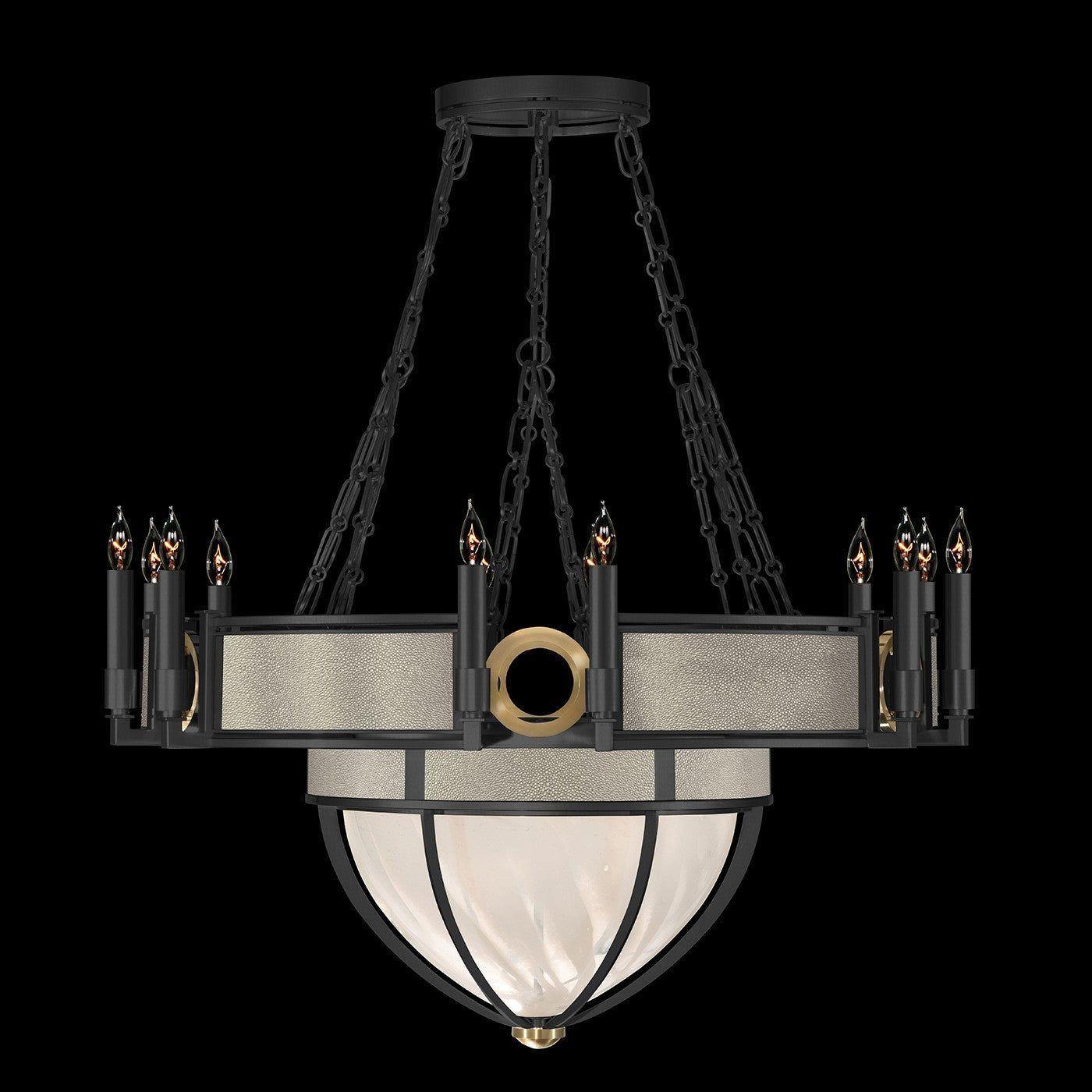 Fine Art Handcrafted Lighting - Mirage Bowl Chandelier - 100037-112 - Canada Light Shop