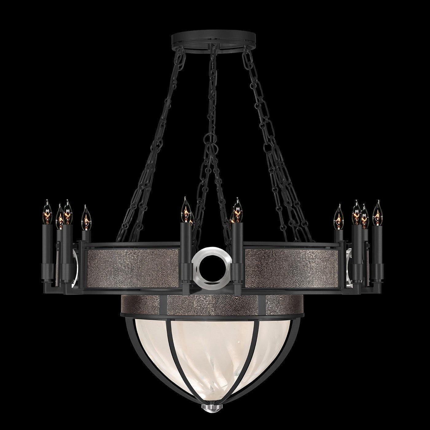 Fine Art Handcrafted Lighting - Mirage Bowl Chandelier - 100037-121 - Canada Light Shop