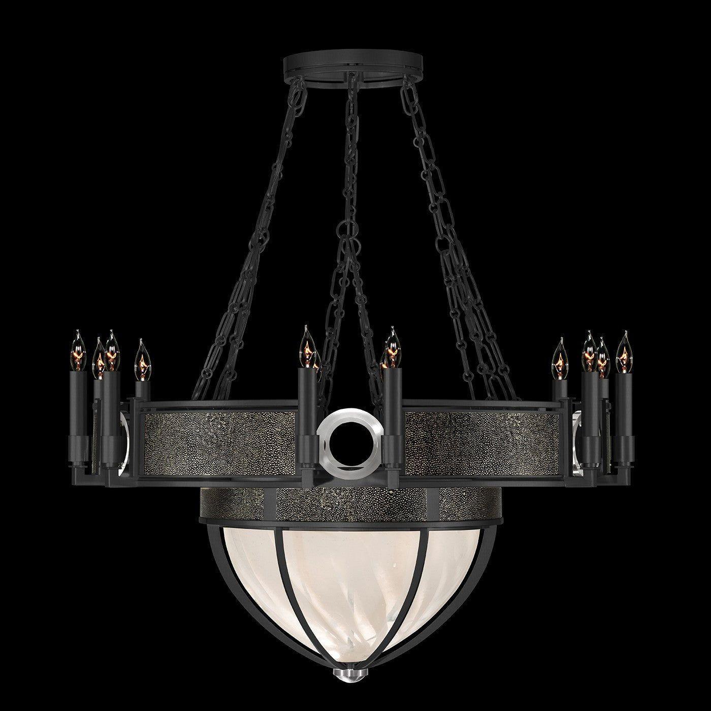Fine Art Handcrafted Lighting - Mirage Bowl Chandelier - 100037-123 - Canada Light Shop