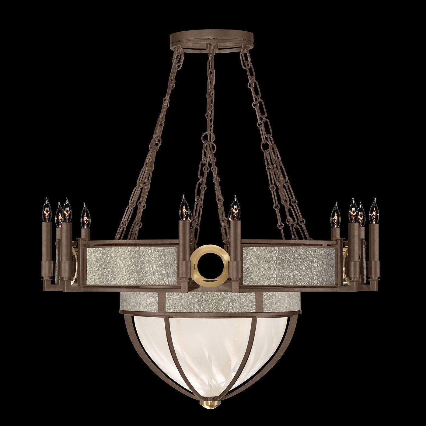 Fine Art Handcrafted Lighting - Mirage Bowl Chandelier - 100037-212 - Canada Light Shop